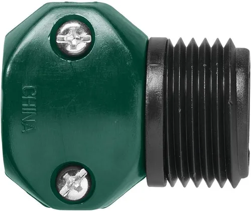 Vista 2 de Orbit - Accesorio con extremo de rosca macho para reparación de manguera de agua, conector para reparación de manguera de jardín de 1/2 pulgada