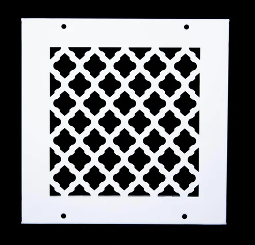 Vista 3 de Rejilla para huecos de ventilación de acero recubierto, estilo toscano, para paredes y techos
