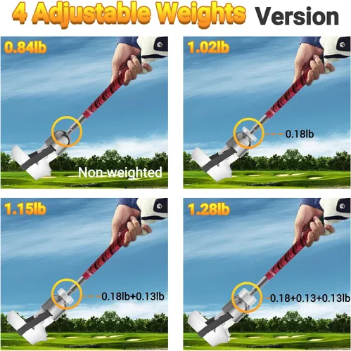 Vista 2 de ZHGM 2 Pcs Metal VR Golf ClubNon-Weighted & Adjustable
