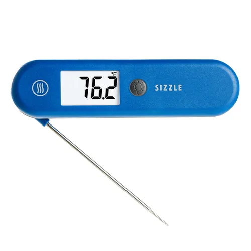 Vista 4 de ThermoWorks SIZZLE - Termómetro digital para carne, lectura instantánea en 2 segundos, impermeable, sonda plegable con parte trasera magnética