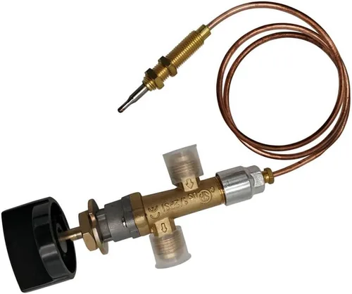 Vista 4 de METER STAR Fogata de propano/piezas de chimenea Sistema de válvula de control de gas Válvula reguladora con manguera y válvula mezcladora de aire
