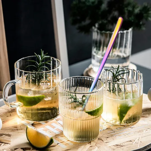 Vista 6 de Cucharas de té helado (2022), cuchara de mango largo, cuchara de café chapada en colores, cuchara de helado de acero inoxidable, cucharas agitadoras
