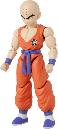 Vista 9 de Dragon Ball Super - Dragon Stars - Krillin, figura de acción de 6.5 pulgadas Dragonball Super Figura de acción de 6 pulgadas Dragon Stars Series