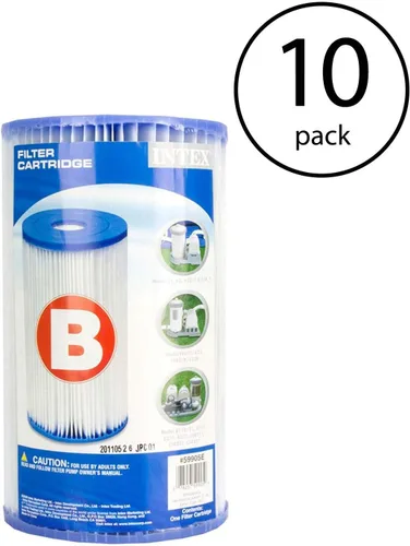 Vista 2 de Intex Cartucho de bomba de filtro de repuesto tipo B para piscina (10 unidades)