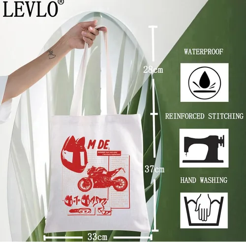 Vista 4 de LEVLO Bolsa de lona de Motomami para cantante inspirada en canciones, regalo para álbum de música latina, bolsa de hombro para fanáticos de cantantes