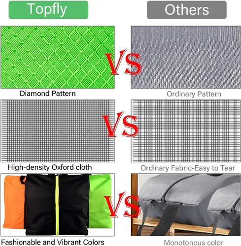 Vista 4 de TOPFIY - Bolsas para zapatos de golf adecuadas para deportes, golf, viajes, uso diario, viajes, con cremallera, almacenamiento plegable