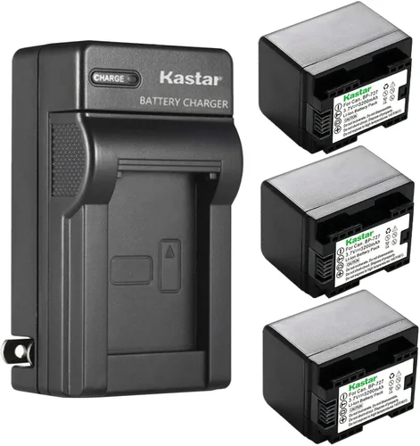 Vista 6 de Kastar BP-727 BP727 Cargador de pared AC compatible con Canon VIXIA HF R70 HFR70, VIXIA HF R72 HFR72, VIXIA HF R80 HFR80, VIXIA HF R82 HFR82, VIXIA