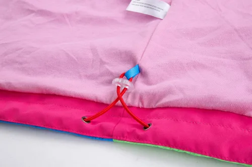 Vista 8 de LOKTARC Chaqueta impermeable con capucha y bloques de color para niños y niñas, rompevientos
