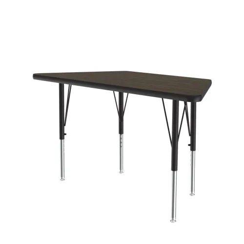 Vista 34 de Correll Mesa de Actividades Rectangular para Aula de 24"x36", Altura Ajustable (19"-29"), Granito Negro Laminado Térmico Fusionado Duradero