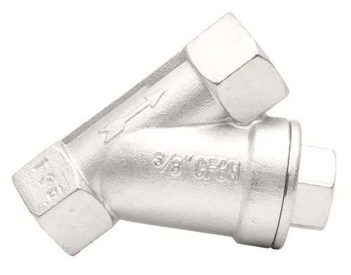 Vista 7 de Colador Y de Acero Inoxidable de 1/4" - 800WOG, FxF NPT