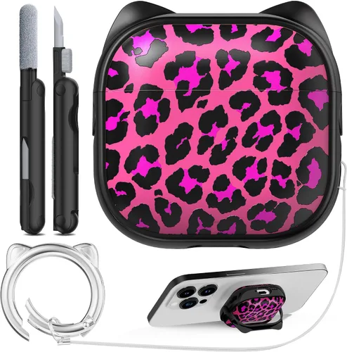 Vista 67 de RFUNGUANGO AirPods Pro Funda Transparente TPU Suave Transparente Blanco