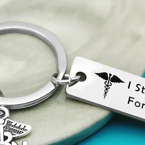 Vista 5 de Xiahuyu Nurse Gifts Keychain Nurse Appreciation Gifts Nurses Day Graduation Christmas Birthday Gift Thank You Gifts for Nurse