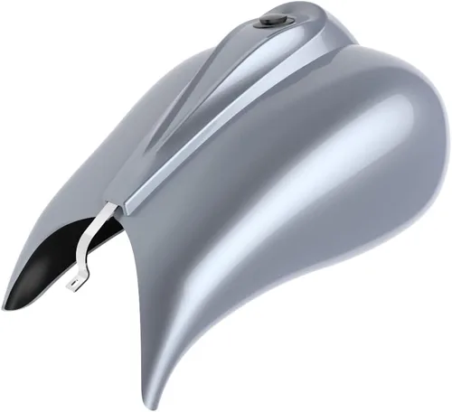 Vista 99 de Cubiertas de tanque estiradas con consola de tablero y tapa de tanque de combustible, cubiertas de combustible de galón para Harley Touring Whisky