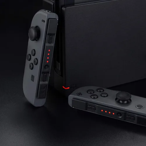 Vista 5 de eXtremeRate Firefly - Kit de afinación LED para Nintendo Switch Joycons Dock NS Joycon SL SR Botones Cinta Flex Cable Indicador LED de alimentación
