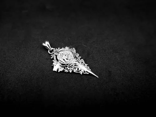 Vista 3 de 925 Sterling Silver Saint St Michael Pendant Protect Catholic Amulet Jewelry