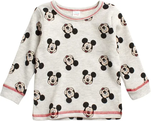 Vista 5 de Disney Conjunto de pantalones deportivos de Mickey Mouse para bebés y niños Camiseta térmica de manga larga y pantalones deportivos de vellón