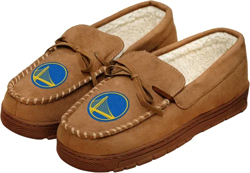 Vista 13 de FOCO Pantuflas tipo mocasín con logotipo del equipo de la NBA para hombre