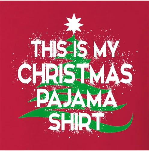 Vista 4 de Go All Out Camiseta de pijama con texto en inglés This is My Christmas