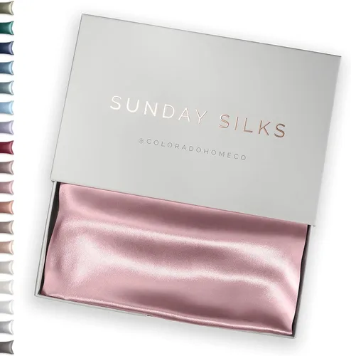 Vista 29 de FUNDA DE ALMOHADA DE SEDA DE MORERA 100% SUNDAYSILKS™, Fundas de almohada de seda para cabello y piel, Superior a la funda de almohada de satén