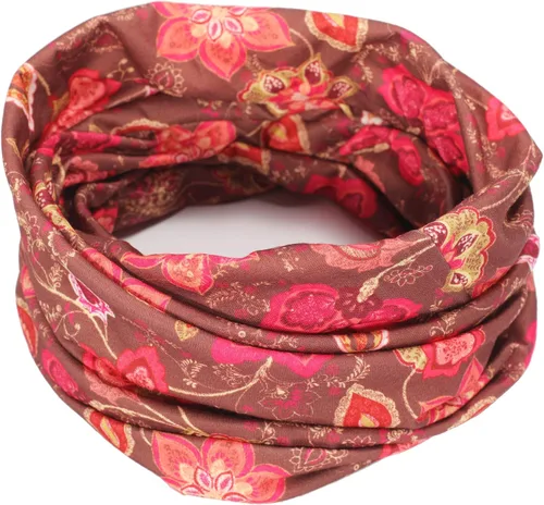 Vista 6 de ZLYC Gorro holgado de moda para mujer, para verano, bufanda infinita, gorro de calavera