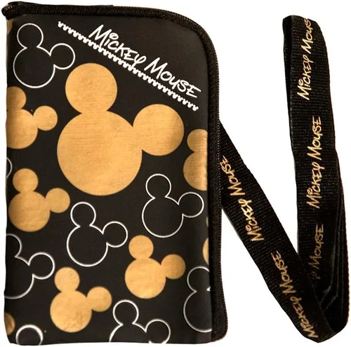 Vista 2 de Disney Paquete de 2 cordones de Mickey Mouse dorado y plateado, Dorado, plateado, Casual
