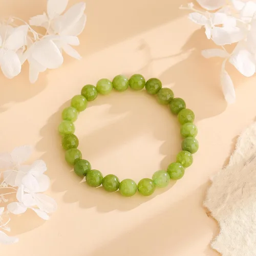 Vista 42 de Crystal Vibe Pulseras de cuentas de 0.315 in para mujeres y hombres, pulseras de cristal con piedras preciosas naturales, tamaño elástico ajustable