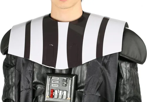 Vista 3 de Xcoser Disfraz de Vader para adultos, traje de cosplay de Halloween, talla L