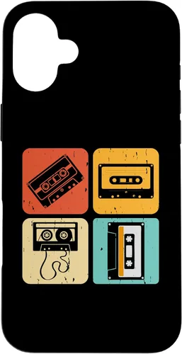 Vista 23 de Cassette Tape Music 70s 80s 90s Retro Playlist Case for iPhone 17