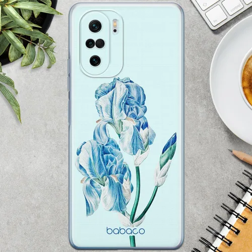 Vista 3 de BABACO Caja del teléfono móvil del Grupo ERT para Xiaomi MI 11i/REDMI K40/K40 PRO/Poco F3/F3 PRO Patrón original y oficial Flores 025 adaptado a