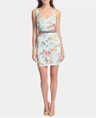 Vista 2 de GUESS Vestido contemporáneo de encaje estampado para mujer