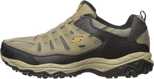 Vista 13 de Skechers Afterburn - Tenis deportivos de entrenamiento con espuma viscoelástica para hombre Strike On