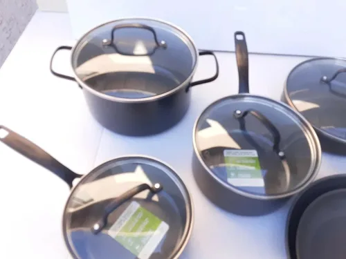Vista 4 de GreenPan New York Pro - Juego de utensilios de cocina antiadherentes de cerámica (11 piezas)