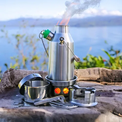 Vista 6 de Juego de cocina pequeño para Trekker Kelly Kettle - Olla de 16 oz (.47 ltr)