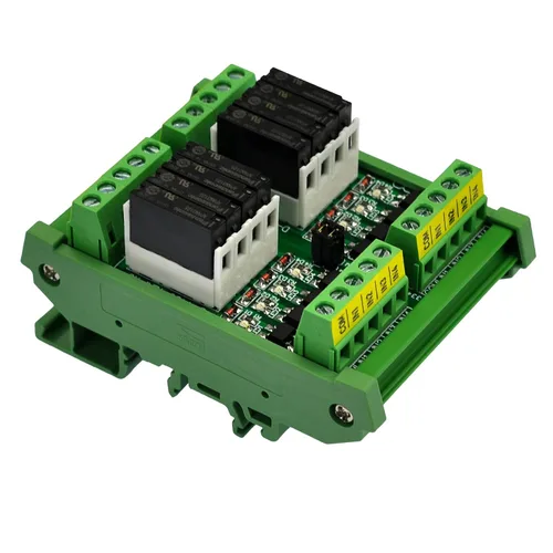 Vista 13 de Montaje en carril DIN AC/DC 5V 12V 24V SPST-NO 5Amp módulo de relé de potencia (CA/CC 5V, 16 canales)