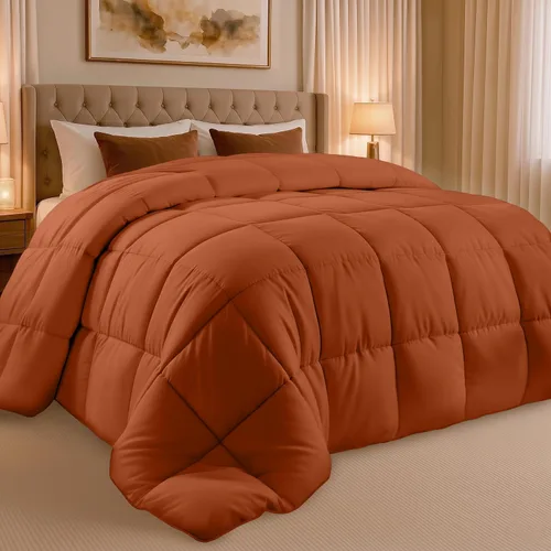 Vista 36 de Utopia Bedding - Juego de edredones de plumón con inserción de edredón acolchado con esquinas y pestañas, edredones alternativos cosidos en caja