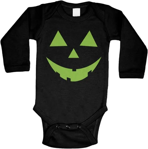 Vista 25 de Tcombo Pumpkin Face - Body Jack O' Lantern Naranja - Cara de calabaza negra