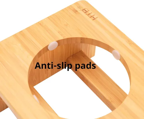 Vista 2 de HTB Cuencos elevados para perros, soporte elevado para perros con 2 cuencos de acero inoxidable, cuencos elevados para perros grandes, medianos