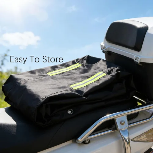 Vista 7 de Funda para motocicleta Tornax M 1, cubierta para motocicletas, ciclomotor, cubierta impermeable para el clima, protección solar al aire libre