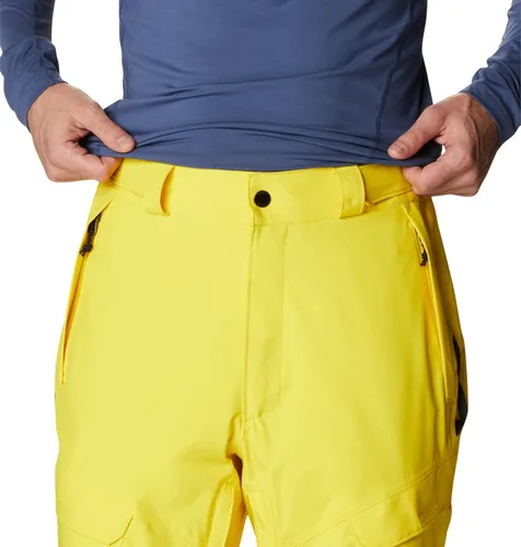 Vista 4 de Columbia Powder Stash - Pantalón para hombre, limón láser, talla M
