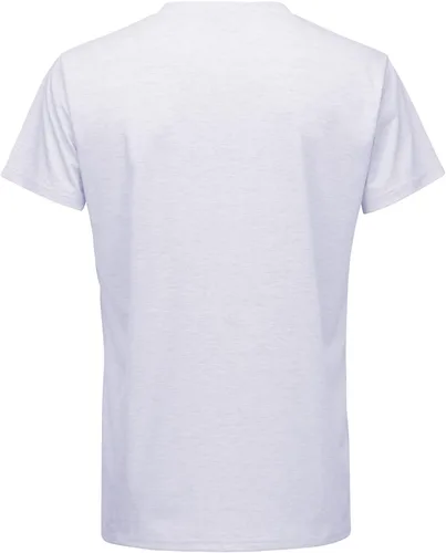 Vista 2 de Blusas de manga corta para hombre, cuello redondo, elásticas, para verano, ajustadas, color liso