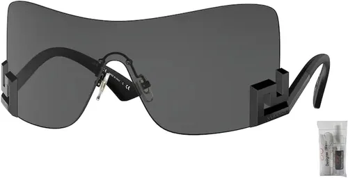 Vista 2 de Versace VE2240 Irregular Sunglasses for Women + BUNDLE With Designer iWear Eyewear Kit