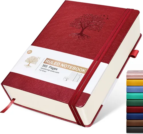 Vista 51 de Ansopu Cuaderno de puntos, 360 páginas numeradas, cuadrícula de puntos, de 8.5 x 11 pulgadas, papel de punto de 3.53 oz/m², tapa dura gruesa