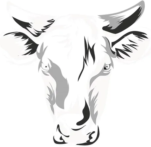 Vista 3 de CafePress Not Your Mom Cow Mil Veganis - Camiseta de béisbol de algodón para hombre, manga raglán 3/4