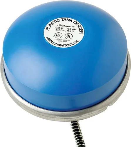Vista 7 de Farm Innovators, Inc. descongelador convertible de 1250 vatios para tanque flotante y sumergible de aluminio, con cable a prueba de mordiscos