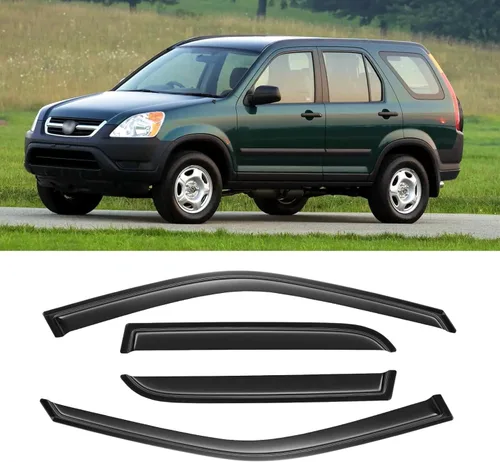 Vista 19 de Protectores de lluvia en canal para Jeep Grand Cherokee L 2021-2026, protectores de visera de ventana, deflector de ventilación, sombra viento humo