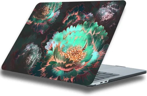 Vista 23 de Funda compatible con MacBook Air de 15 pulgadas M5 M4 M3 M2 2023 Negro (Black Lace)