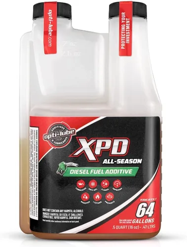 Vista 7 de Opti-Lube XPD - Aditivo de combustible diésel para todas las estaciones, botella dosificadora de 16 onzas, paquete de 4