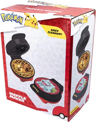 Vista 7 de Uncanny Brands Máquina de gofres Pokémon Bulbasaur - Haz gofres Bulbasaur - Electrodoméstico de cocina