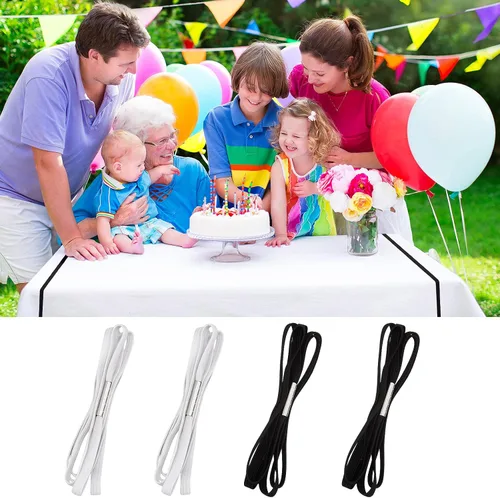 Vista 7 de Riakrum Correa elástica ajustable para mantel de mesa, cuerda elástica ajustable para sujetar la cubierta de mantel para picnic al aire libre
