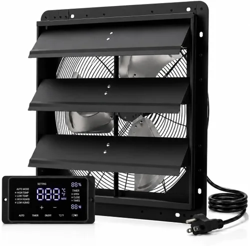 Vista 8 de GARVEETECH Ventilador de extractor del obturador del motor de la EC de 20